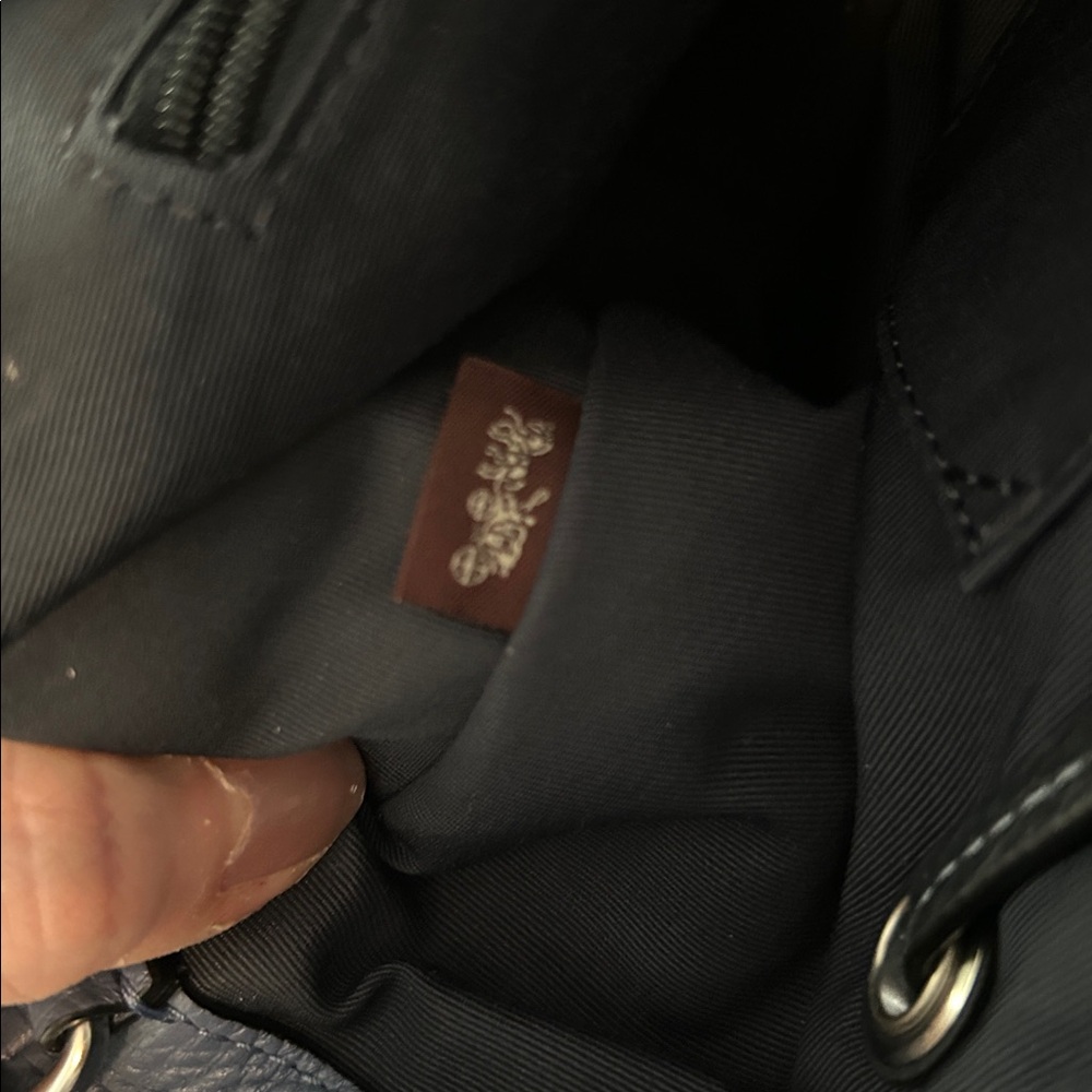 Coach small blue tote, like NEW - Picture 10 of 10